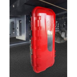 Container box for 6kg Daken fire extinguishers for trailers