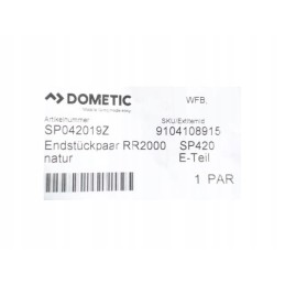 A set of locks for the ends of Dometic Rastrollo roller blinds