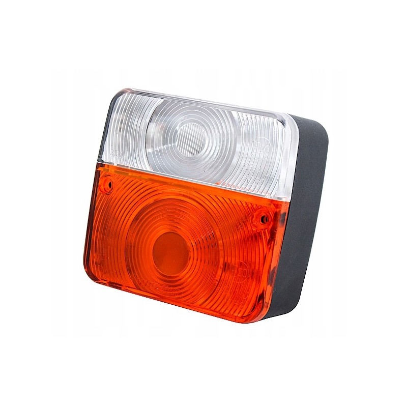 White and orange front lamp 12 24v