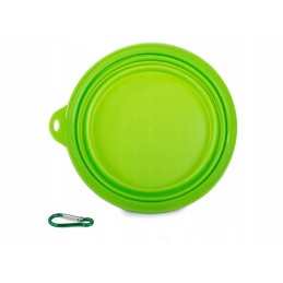 Silicone travel foldable dog bowl 0-8l