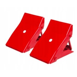 2pcs foldable chocks wheel chock metal set