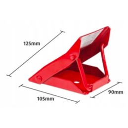 2pcs foldable chocks wheel chock metal set