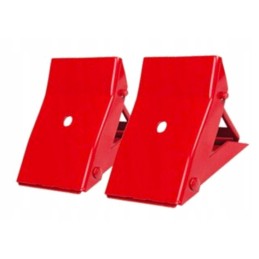 G1q48 chocks wheel chock metal set of 2 pcs
