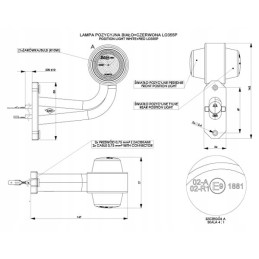 Marker bulb lamp lo 355 right left set