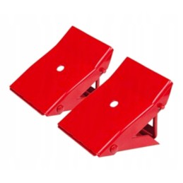 K2A19 wheel chocks, metal set, 2 pcs