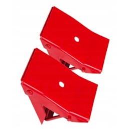 T1g96 metal set of 2 foldable wheel chocks