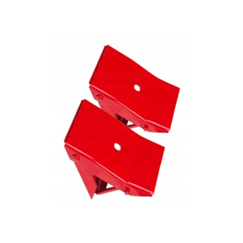 T1g96 metal set of 2 foldable wheel chocks