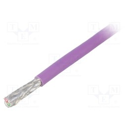 5 m x LAPP - 2170820 - Wire, 1x2x0.64mm2, automatics, solid, Cu, PVC, violet, 250V, Class: 5