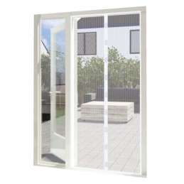 Magnetic mosquito net door 100x210 white
