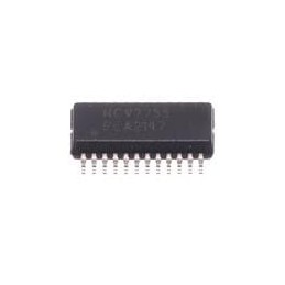 1 pcs : NCV7755DQR2G - Gate Drivers Octal High-Side Driver that can be controlled via SPI or direct drive inputs. Octal High Sid
