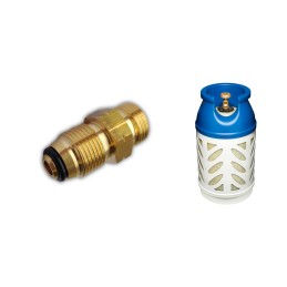 Adapter for gas cylinders from Norway, propane butane adapter