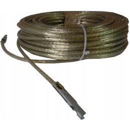 Customs rope 6mm 43 3m attached to the tarpaulin of a truck