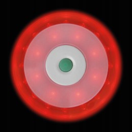 Flash warning lamp disc flare 16 8 LEDs