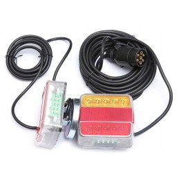 Set of LED tail lamp magnet trailer 5m lamps