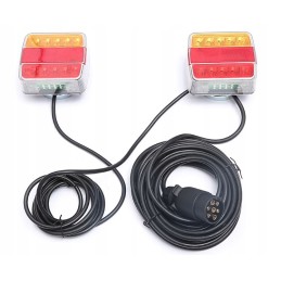 Set of LED tail lamp magnet trailer 5m lamps