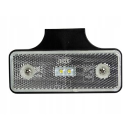 LED marker lamp, white, 12 24v