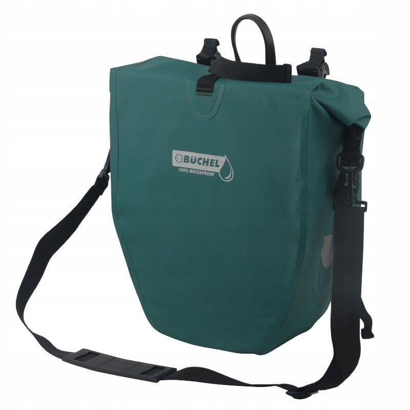 Buchel waterproof bicycle bag 25 l, marine