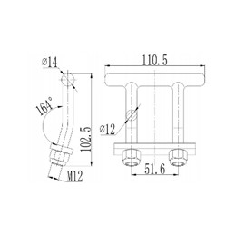 A handle for attaching the load to the edge frame