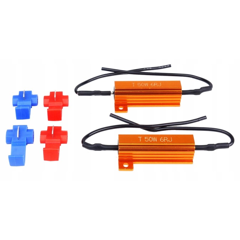 Canbus resistors, resistors for LED bulbs 6ohm 50w