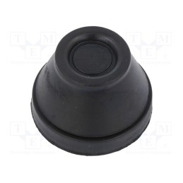 5 pcs x HT HI TECH POLYMERS - VET 14-20 RAL9011 - Grommet, Ømount.hole: 29mm, EPDM, black, Øcable: 14÷20mm, IP65, VET