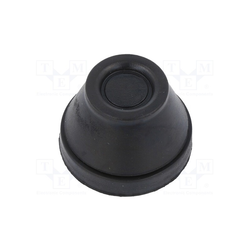 5 pcs x HT HI TECH POLYMERS - VET 14-20 RAL9011 - Grommet, Ømount.hole: 29mm, EPDM, black, Øcable: 14÷20mm, IP65, VET