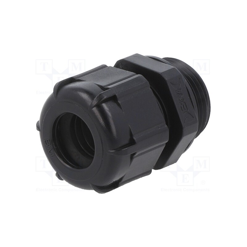 5 pcs x BM GROUP - BM4016N - Cable gland, PG16, IP68, polyamide, black