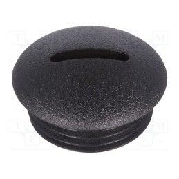 5 pcs x FIX&FASTEN - FIX-SPMA-20B - Stopper, M20, 1.5, polyamide, black, 7.5mm