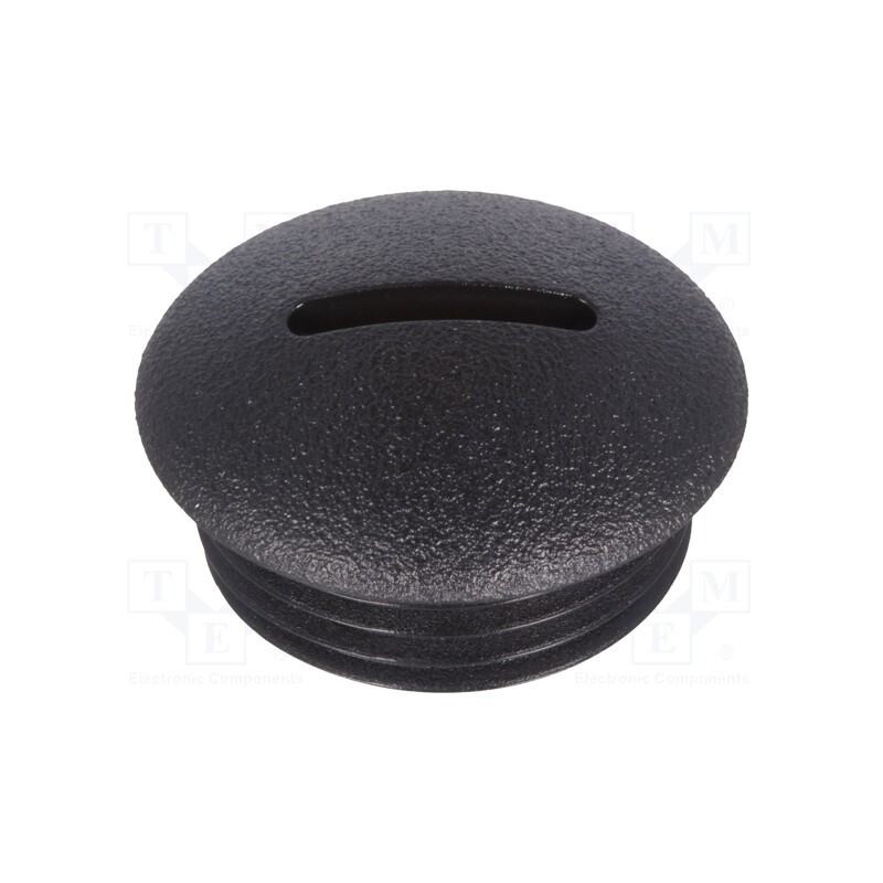 5 pcs x FIX&FASTEN - FIX-SPMA-20B - Stopper, M20, 1.5, polyamide, black, 7.5mm