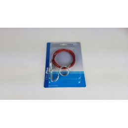 Trailer hitch brake securing cable