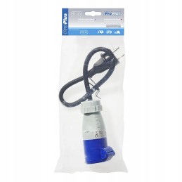 Cee adapter 16a 230v plug camping 40cm proplus at reduced price outlet