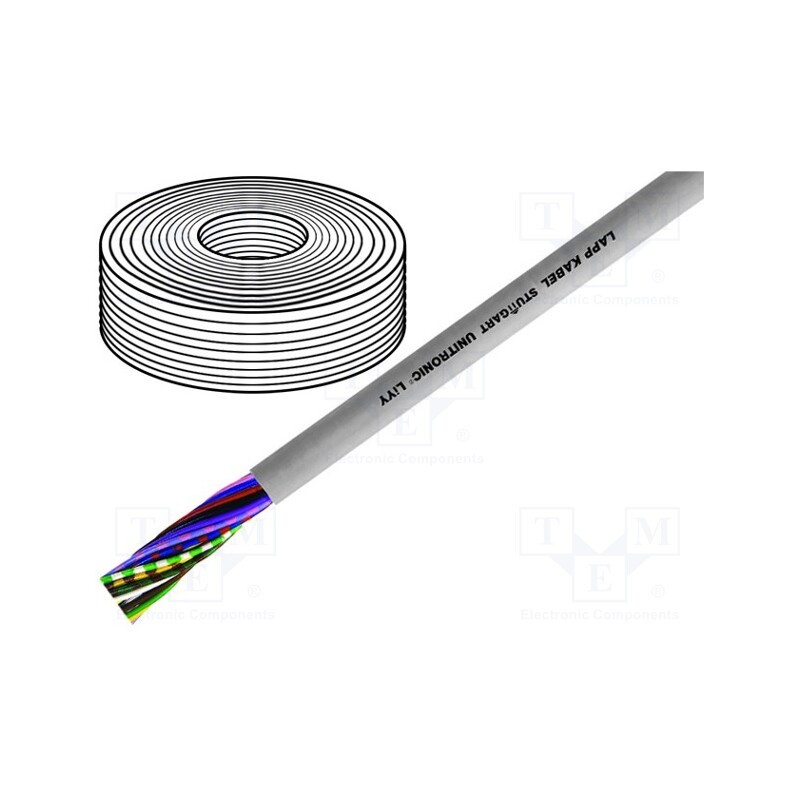 5 m x LAPP - 28414 - Wire, UNITRONIC® LiYY, 14x0.34mm2, unshielded, 500V, Cu, stranded