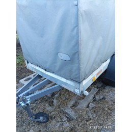 Lata for infusion of tarpaulins, set for gluing cold tarpaulins, red