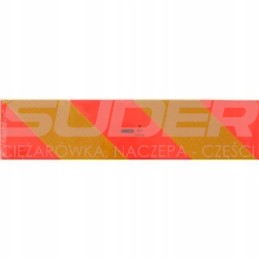 Warning sign for heavy vehicles, 2 pieces, 56x14