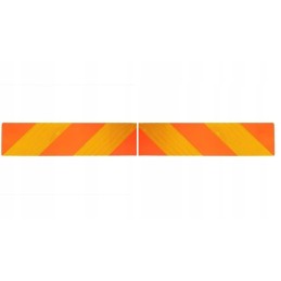 Warning sign for heavy vehicles, 2 pieces, 56x14