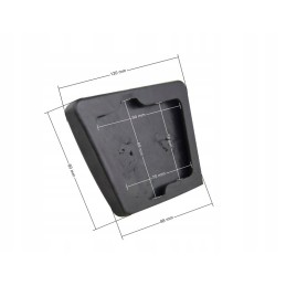 Clutch and brake pedal cover