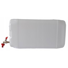30l canister with tap, new white tank