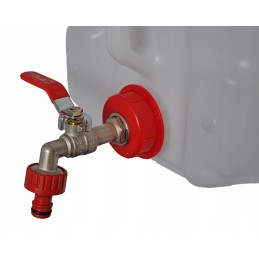 30l canister with tap, new white tank