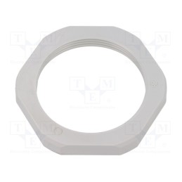 5 pcs x HUMMEL - 1.262.4000.50 - Nut, M40, polyamide, Thk: 7mm, Spanner: 50mm, grey, -40÷100°C