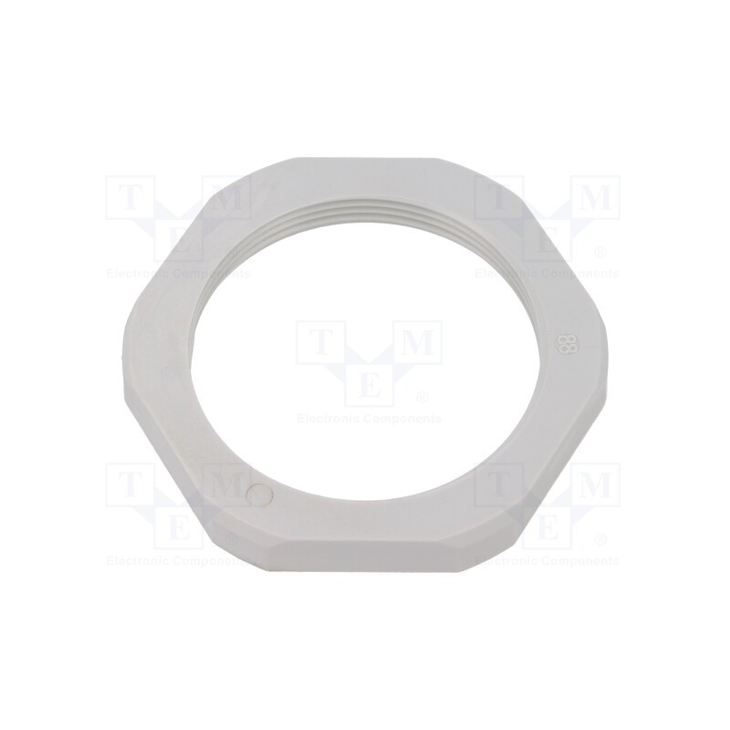 5 pcs x HUMMEL - 1.262.4000.50 - Nut, M40, polyamide, Thk: 7mm, Spanner: 50mm, grey, -40÷100°C