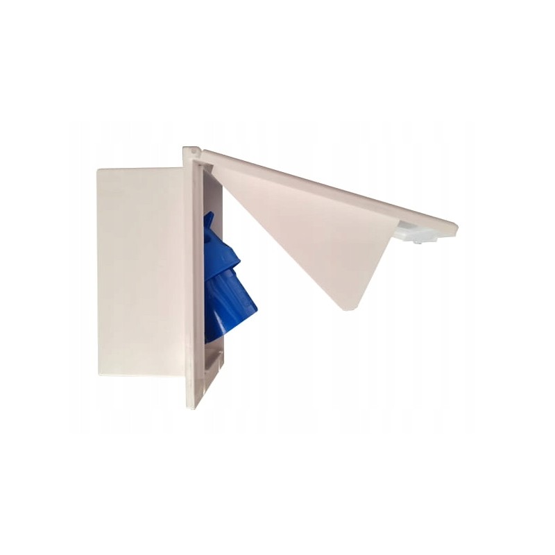 External connection socket 230v white turismuspl