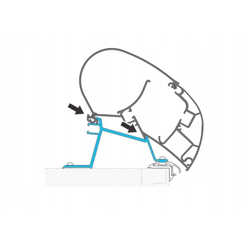 Fendt Dethlefs Dometic trailer awning adapter