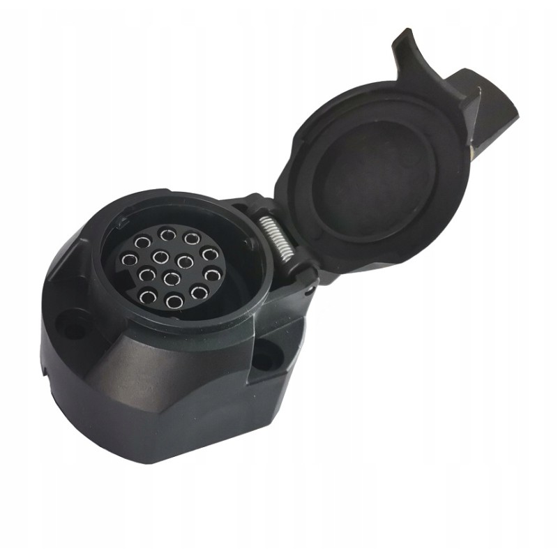 13 pin 12v trailer electrical connector socket