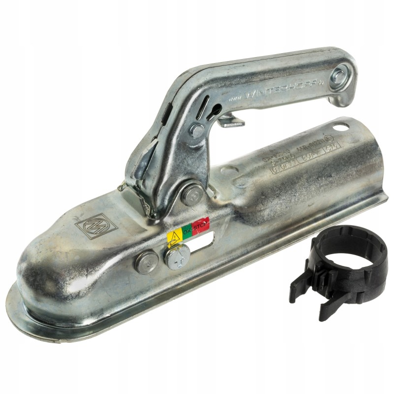 Winterhoff ball hitch for a 50mm 800kg pipe