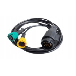 Bayonet harness cables for bicycle platform, 13 pin plug, 2m cable
