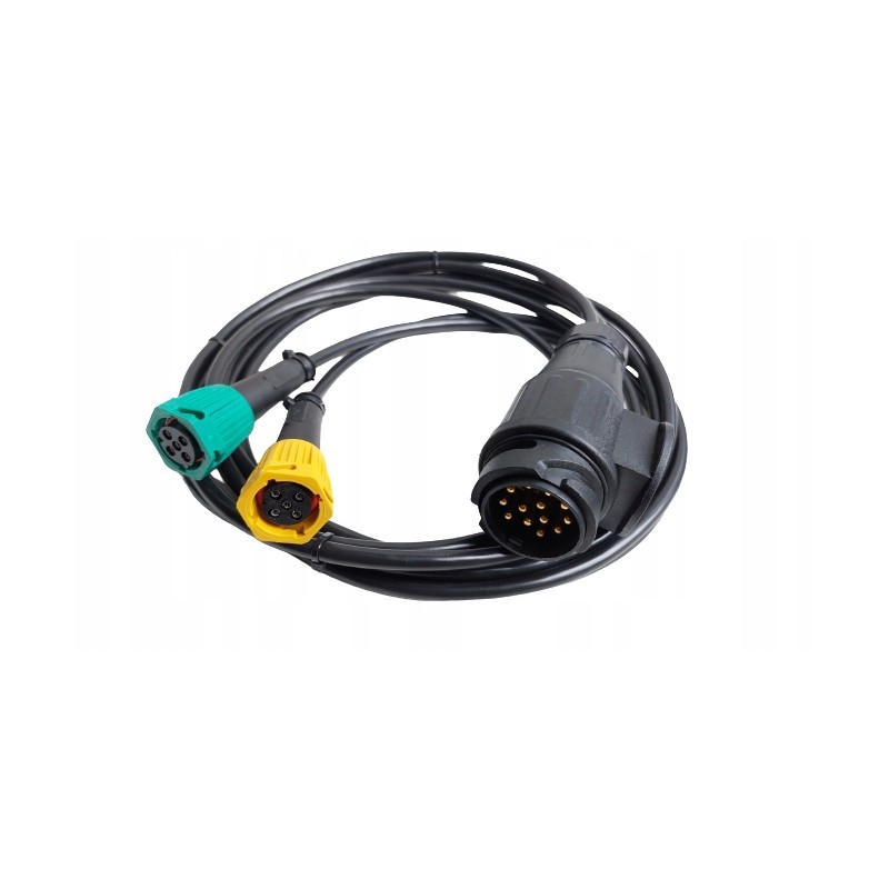 Bayonet harness cables for bicycle platform, 13 pin plug, 2m cable
