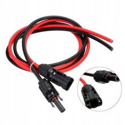 Set of 2x5m solar cables 1x2 5mm2