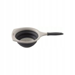 Foldable colander strainer with outwell collaps handle