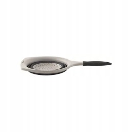 Foldable colander strainer with outwell collaps handle