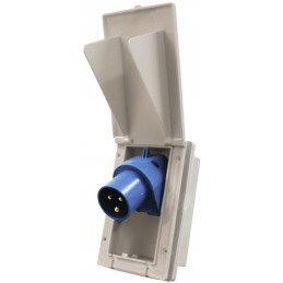 Cee Carbest external electrical socket 230v 16a white