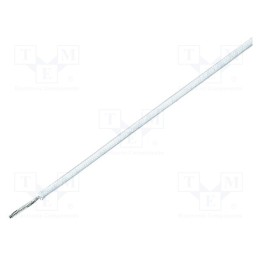 5 m x HELUKABEL - 47004 - Wire, SiF/GL, stranded, Cu, silicone, white, -60÷180°C, 300V,500V